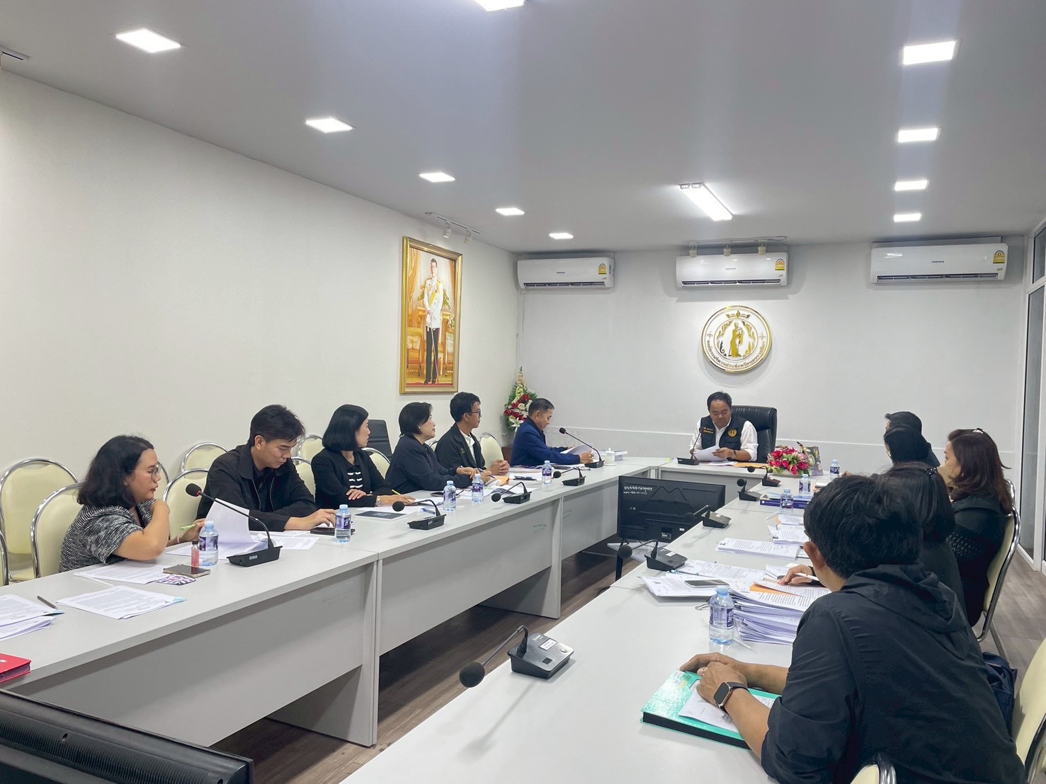 ประชุมปรึกษาหารือโครงการก่อสร้างอาคาร สนง.อบจ.(แห่งใหม่)